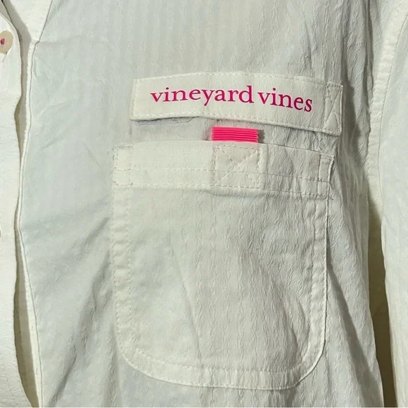 NWT Vineyard Vines Harbor Shirt Cover Up 12 - Picture 5 of 14
